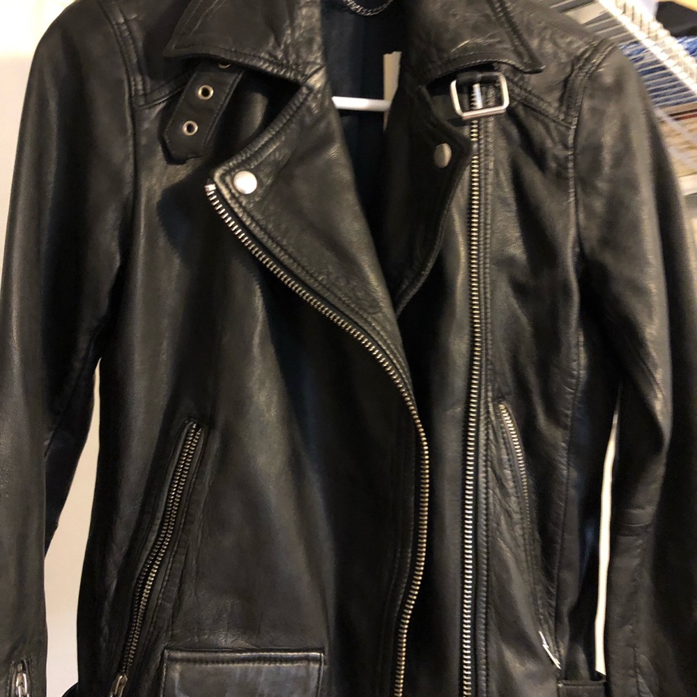 Biker jacket size UK 8 and US 4